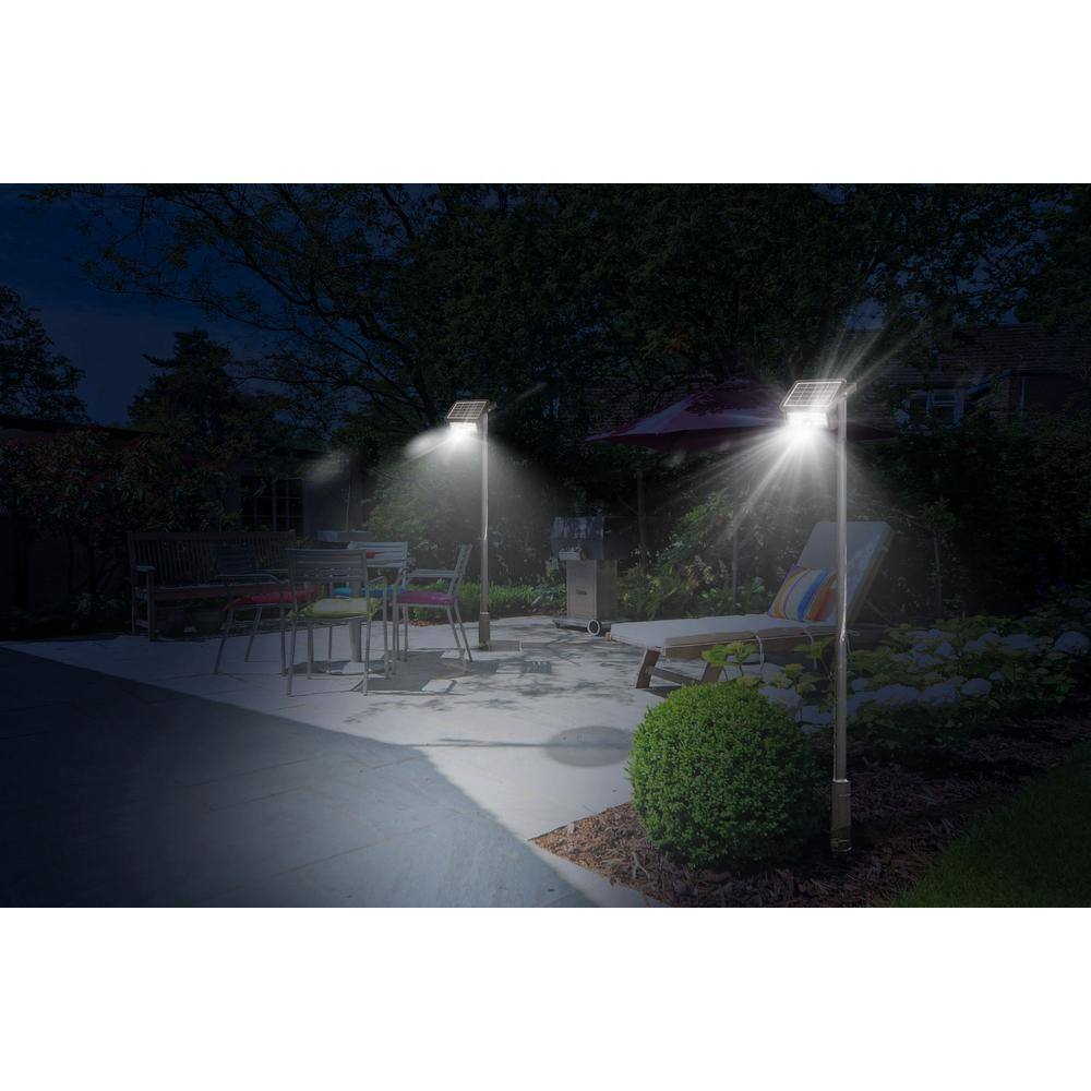 eLEDing 5-Watt 700 Lumens 160-Degree Black PIR Activated Outdoor Integrated LED 5-in-1 Flood Light Garage Yard Deck Path Camping EE-LD-SFL-5W