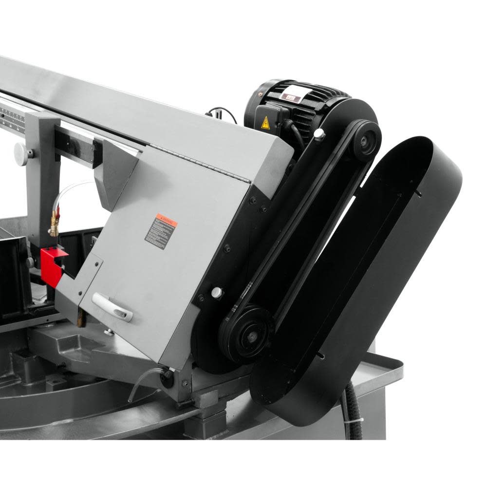 Semi-Automatic Dual Mitering Bandsaw 3HP 230V， 3-PH