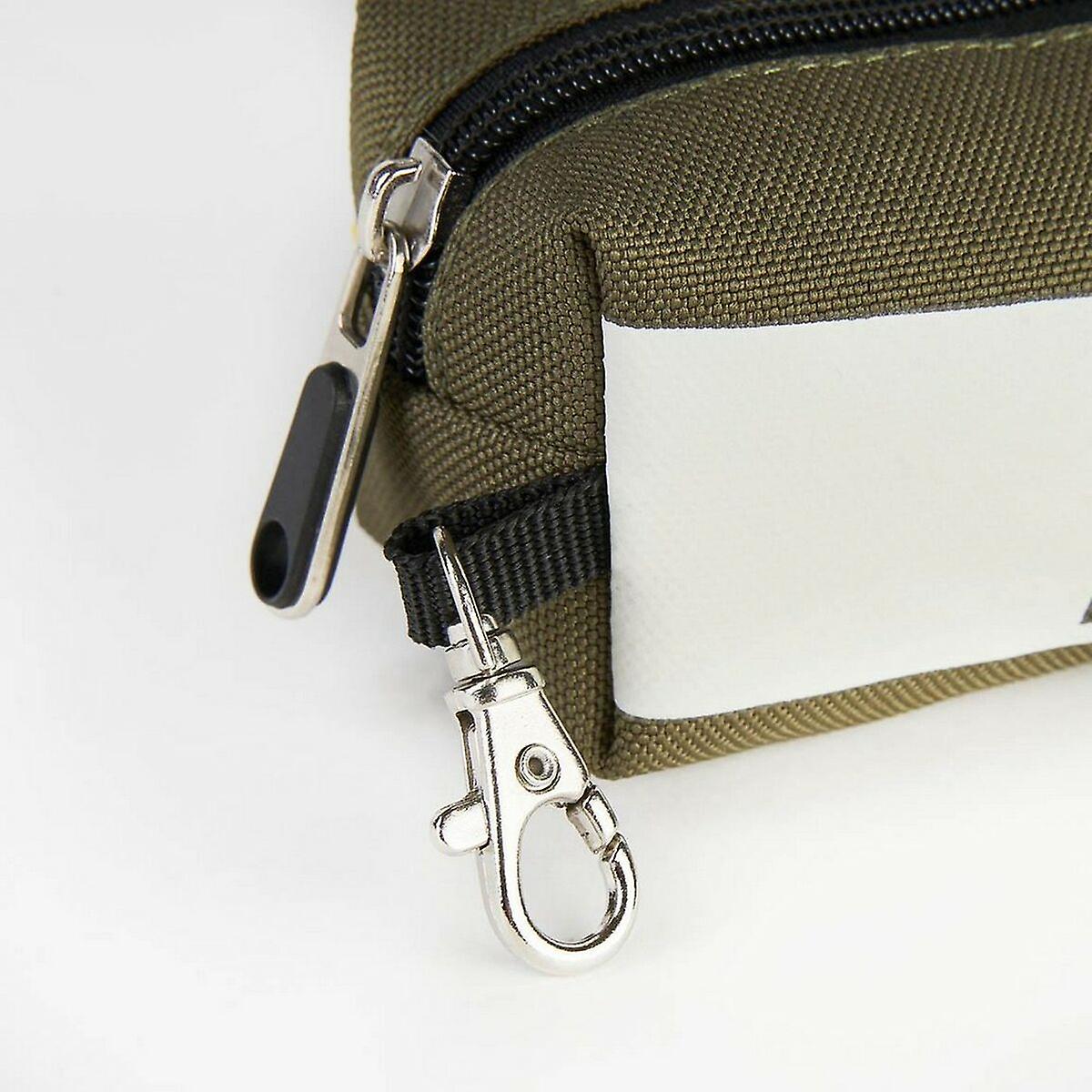 School Case Marvel Dark green (5 x 5 x 20 cm)