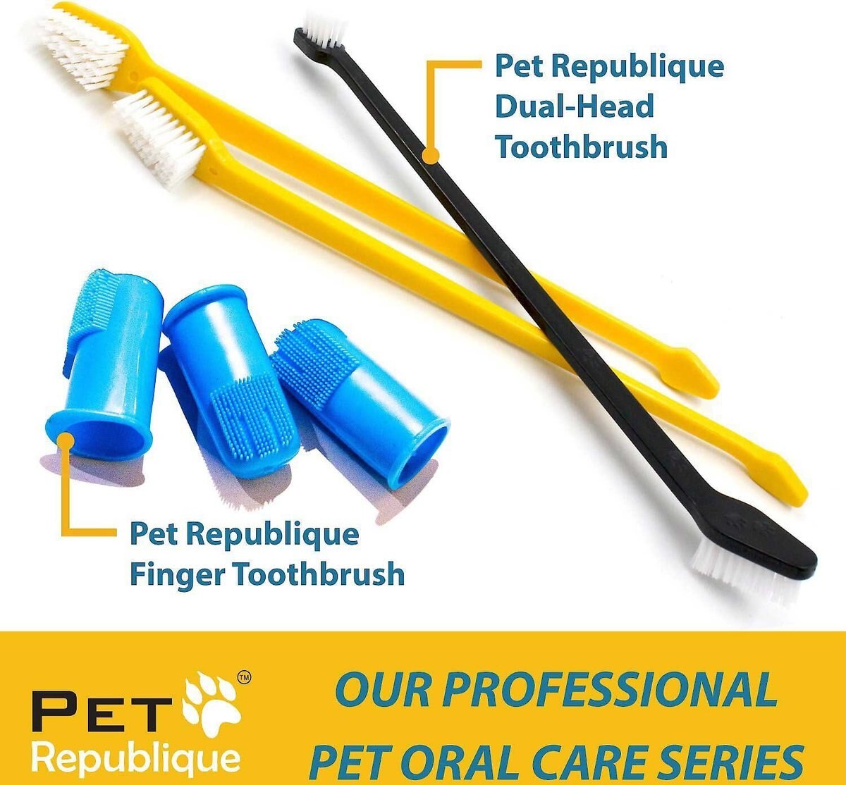 Pet Republique Dog and Cat Finger Toothbrush