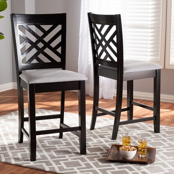 Modern and Contemporary Counter Stool 2-Piece Set