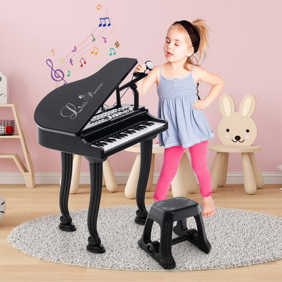 Costway 37 Keys Kids Piano Keyboard with Stool and...