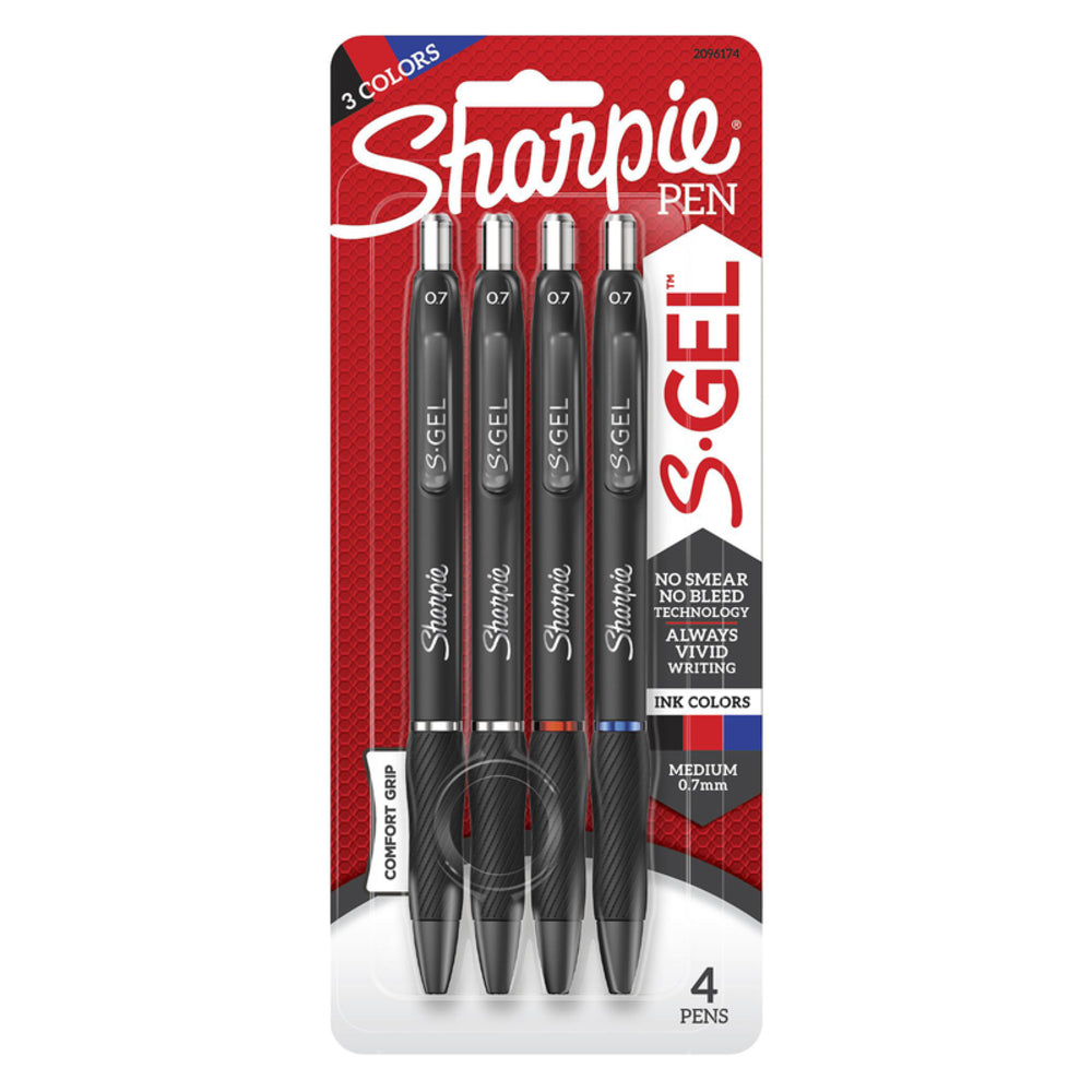 SHARPIE SGELPEN ASST 4PK