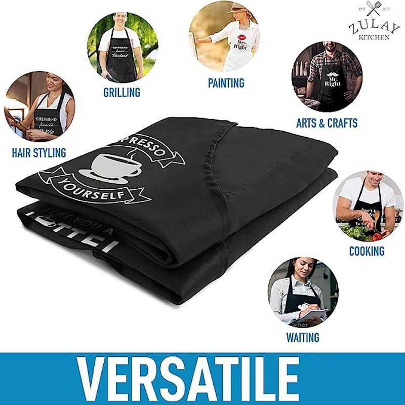 Funny Apron For Men， Women，  and Couples