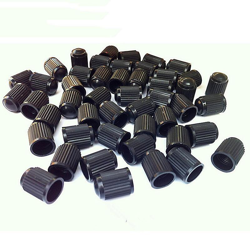 Born Pretty 20pcs/lot Bike Car Wheel Tyre Air Valve Stem Caps Black Plastic Dust Valve Caps Motorcycle Tyre Air Valve Caps Car Accessories