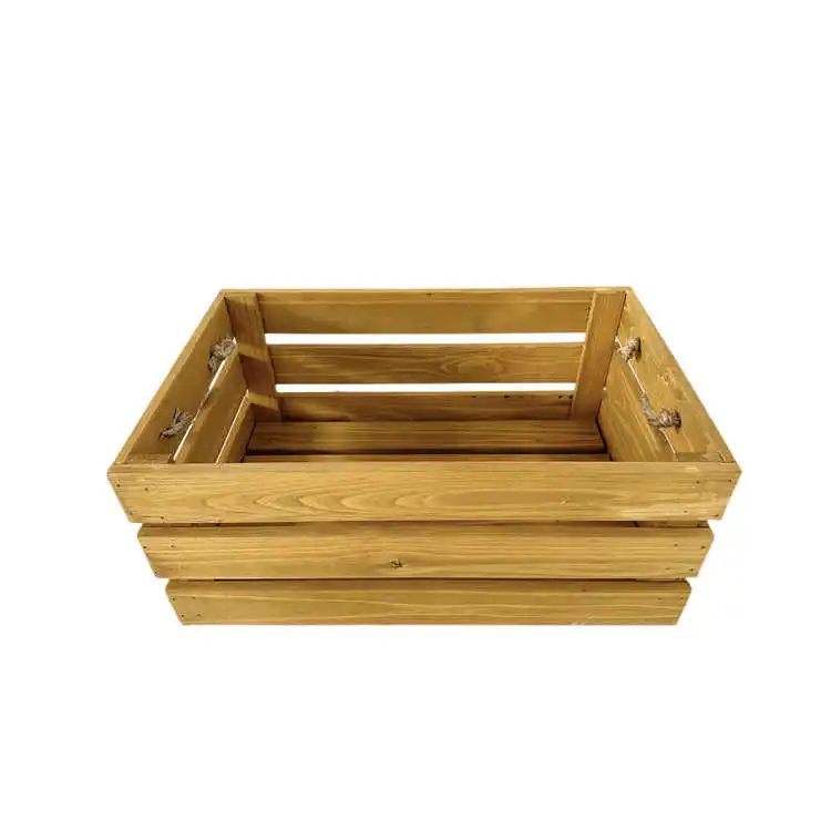 Manufacturer supply large outdoor quadrate wooden plant pots wood pots for plants