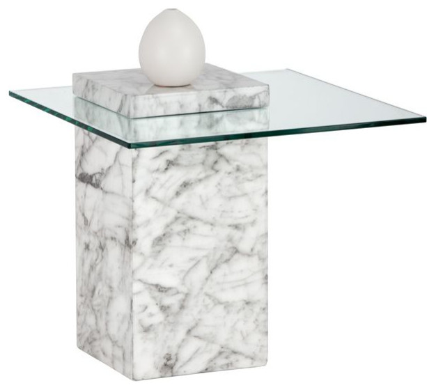 Sunpan MIXT Gail End Table   Contemporary   Side Tables And End Tables   by Unlimited Furniture Group  Houzz