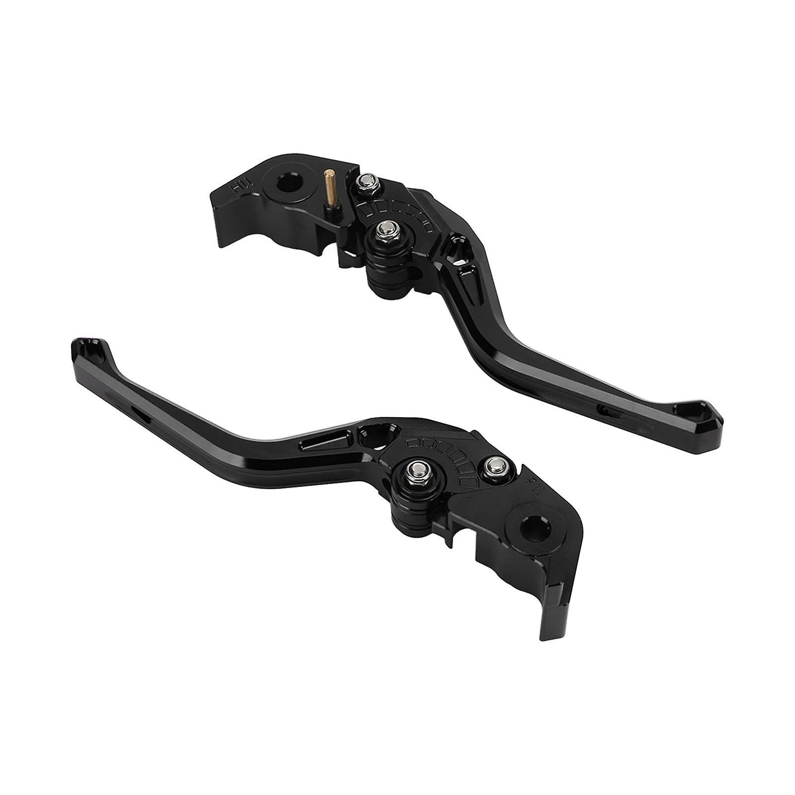 2pcs Brake Clutch Lever Set Extendable Adjustable Cnc Aluminum Alloy Replacement For Ducati Streetfighter Panigaleblack