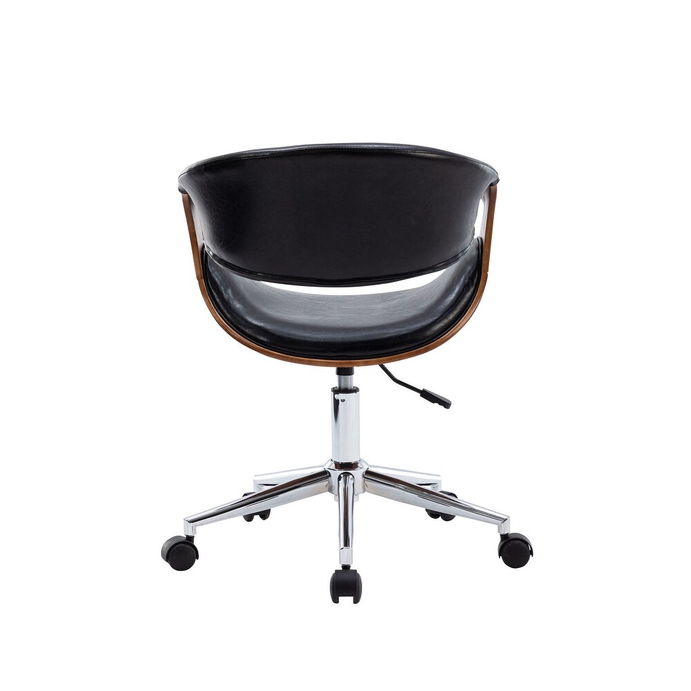 Porthos Home Aeko Office Chair  PU Leather  Height Adjustable Seat