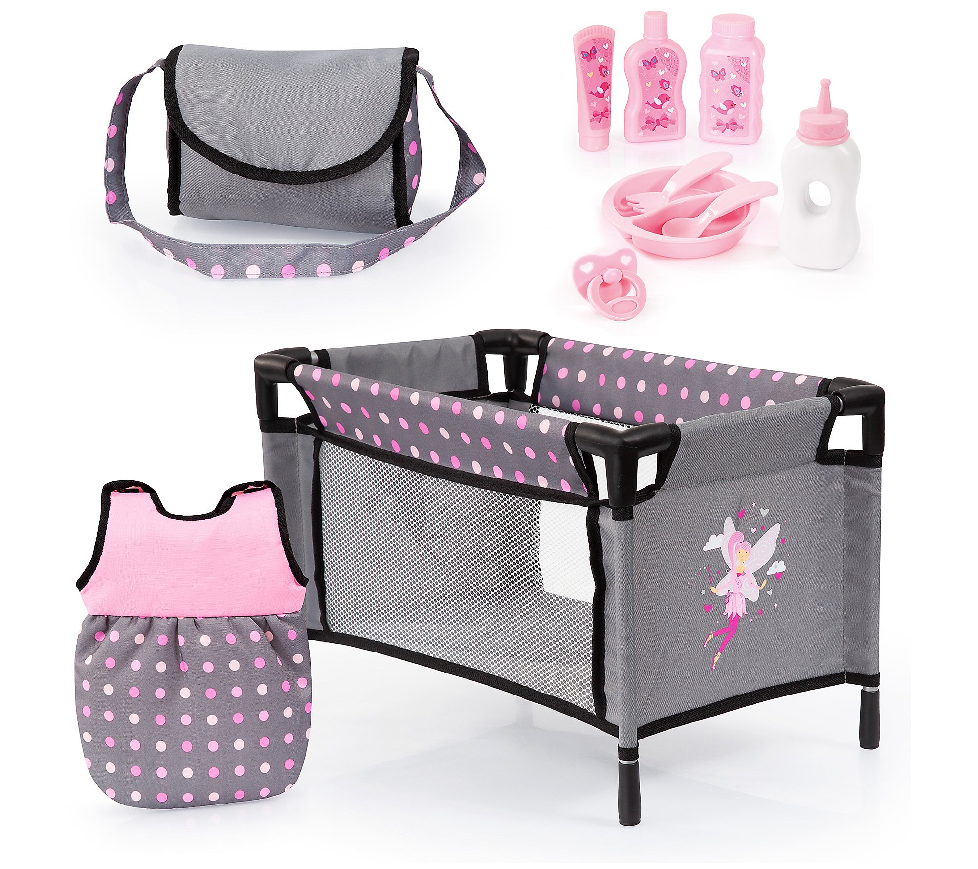 Ulba International Baby Doll Travel Bed w  Accessories