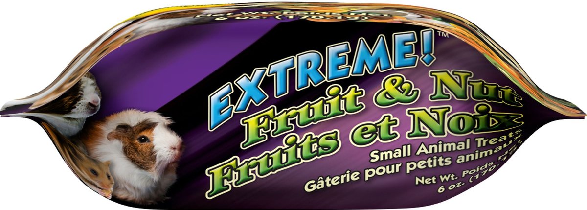 Brown's Extreme! Fruit and Nut Small Pet Treat， 6-oz bag