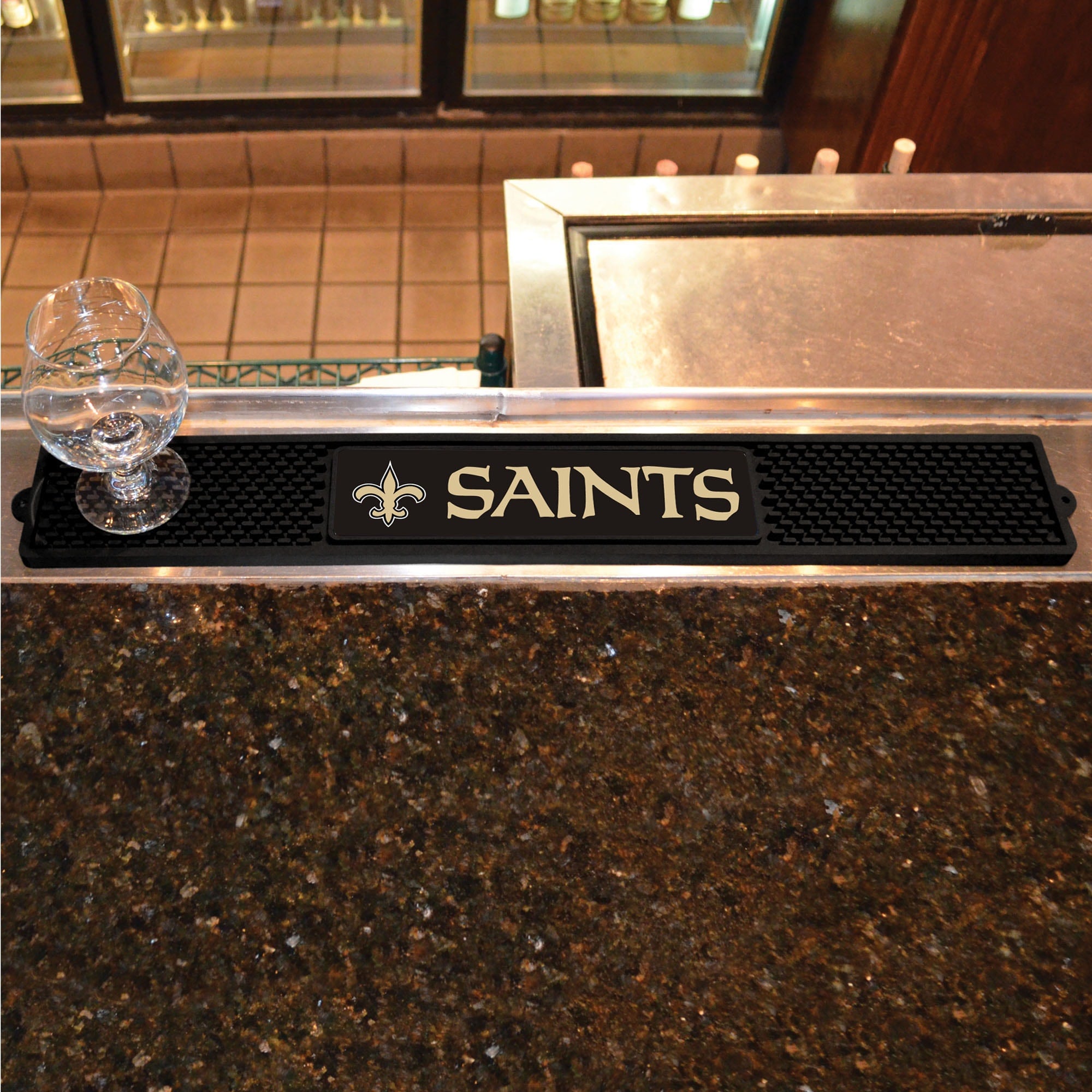 FanMats NFL New Orleans Saints Drink Mat