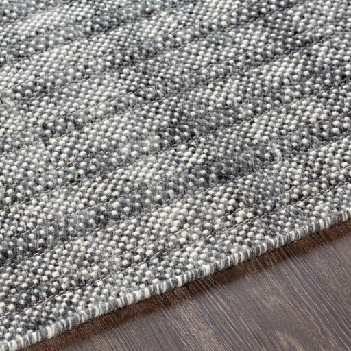 Reliance Solid  Wool Grey Rug