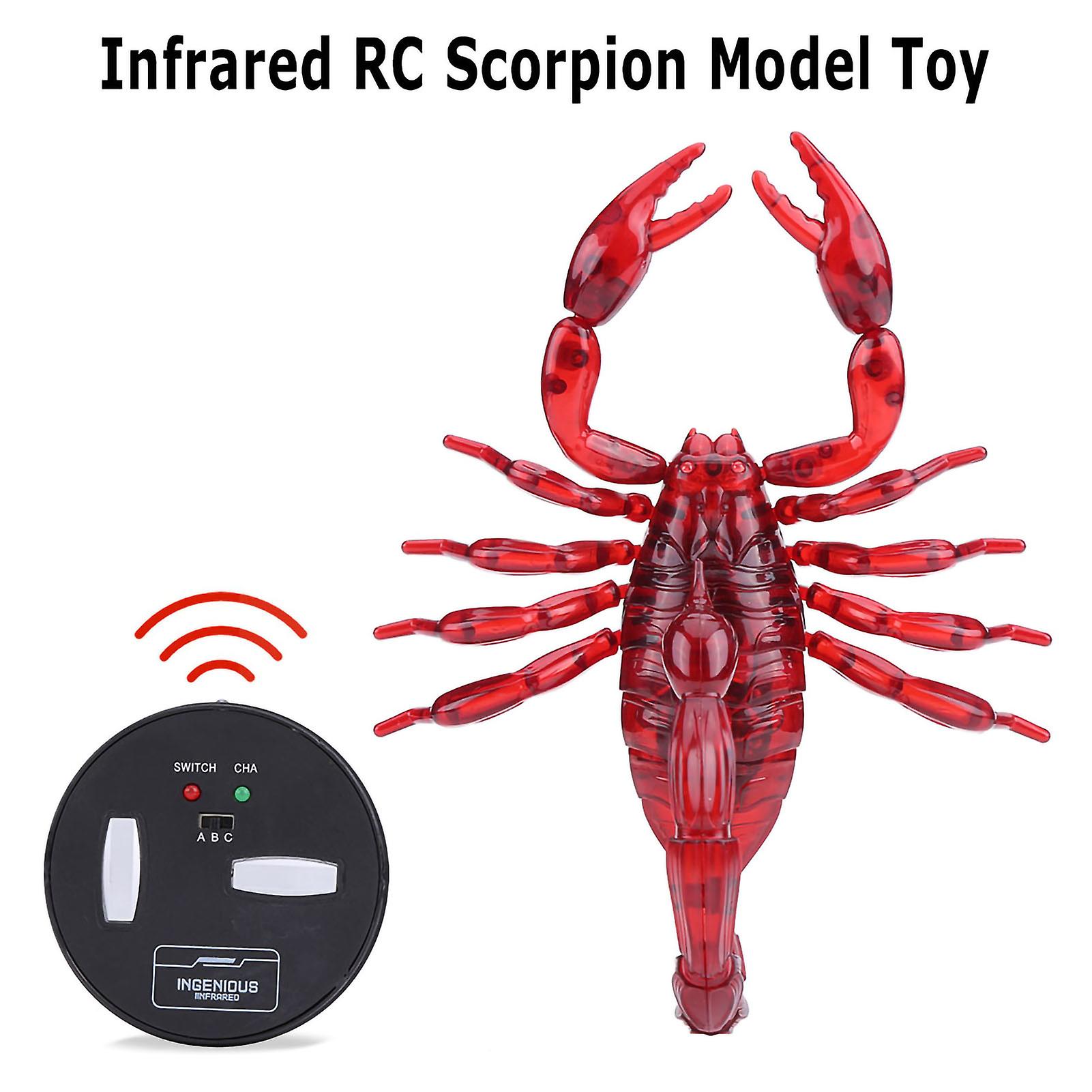 Infrared Remote Control Scorpion Model Toy Rc Animal Christmas Present Gift For Kids