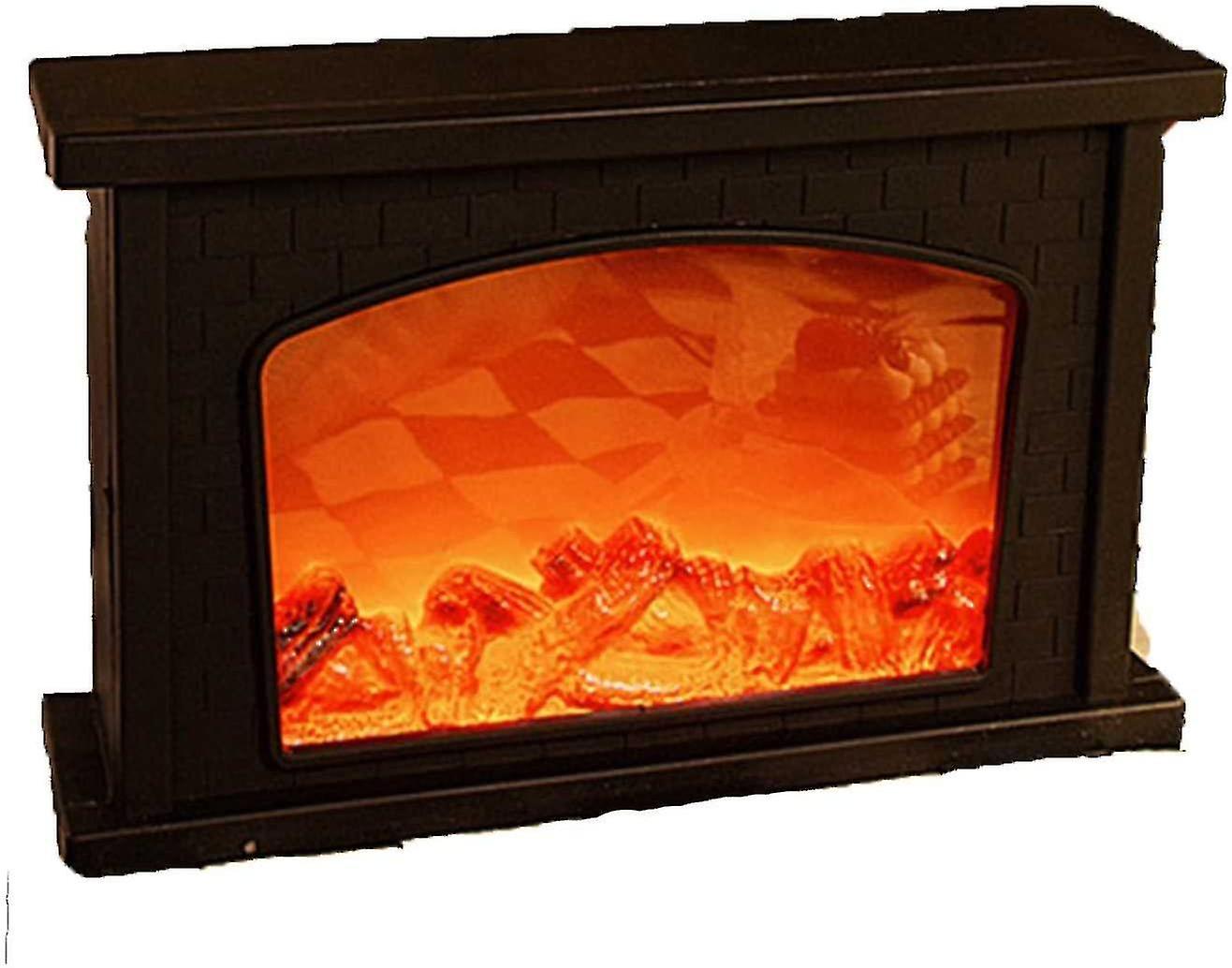 Fireplace Decorative Lantern， Fireplace Light Led Simulate Log Fire Effect， Touch Switch And Usb Pow