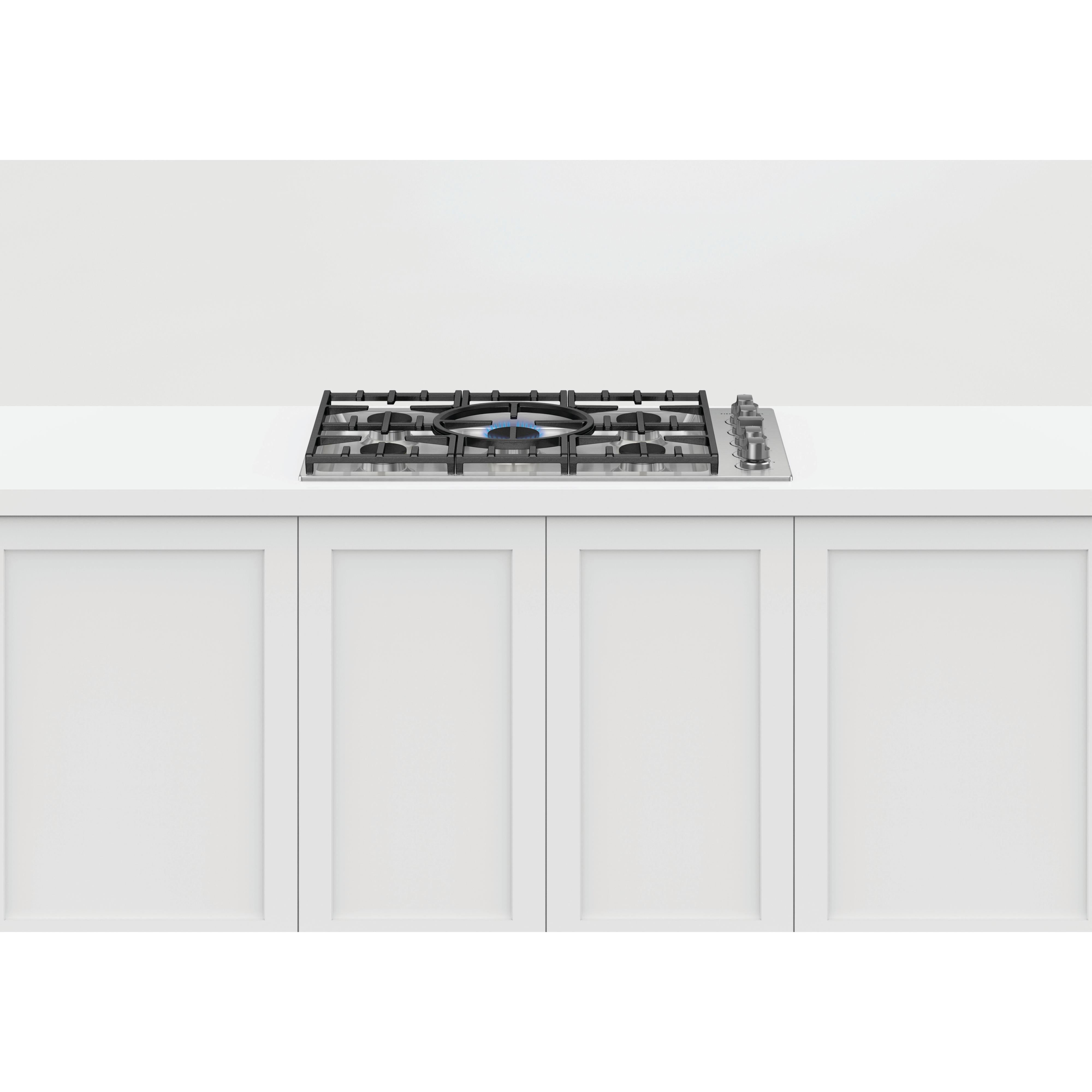 Fisher & Paykel 36-inch Built-in Gas Cooktop with 5 Burners CDV3-365H-L