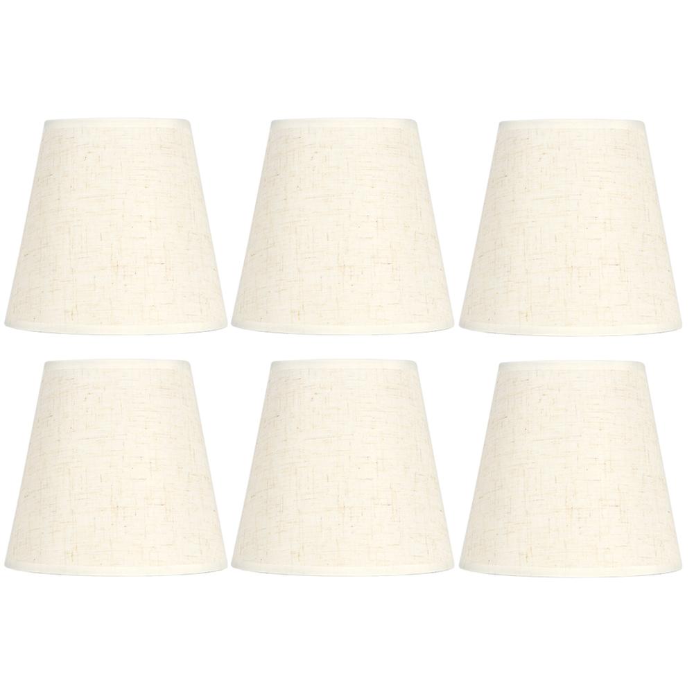 6pcs Nordic Simple Cloth Lamp Shades Art Decor Light Shade Lampshades For E14 Wall Lamp Chandelier