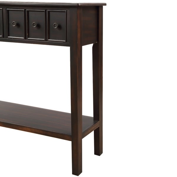 Rustic Entryway Console Table， 60