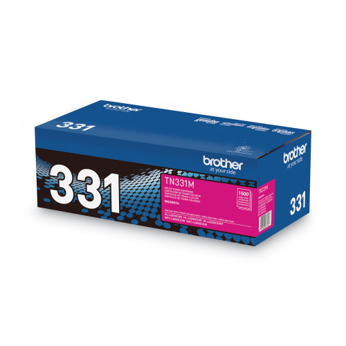 Brother TN331M Toner， 1，500 Page-Yield， Magenta