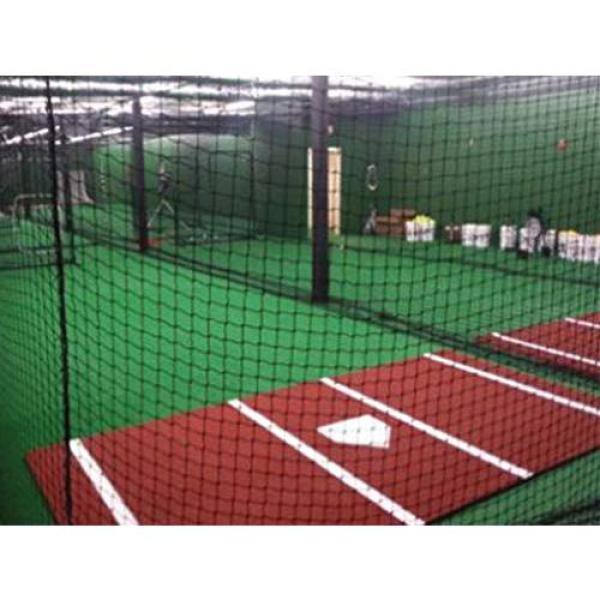 TRUGRASS 6 ft. x 12 ft. BaseballSoftball Hitting Mat With Inlaid Turf Homeplate BBSBHM612