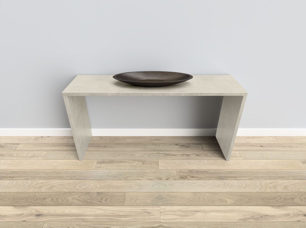 Circa Concrete Console Table   Industrial   Console Tables   by Trueform Concrete  LLC  Houzz