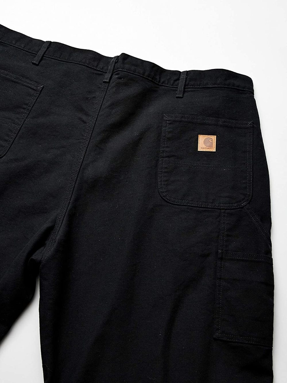 Carhartt Menand#8217;s Duck Dungaree Flannel Lined 33and#215;30 Black Work Pants ;