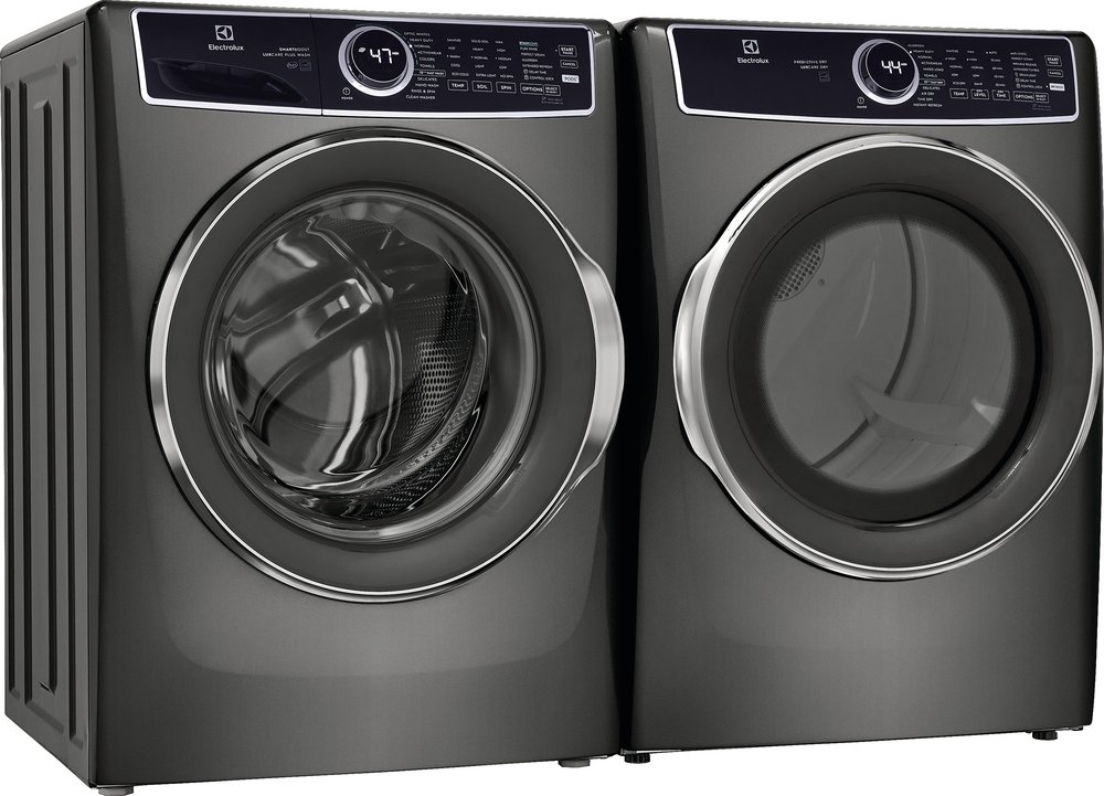 Electrolux 8 Cu. Ft. Titanium Front Load Perfect Steam Gas Dryer With LuxCare Dry And Instant Refresh