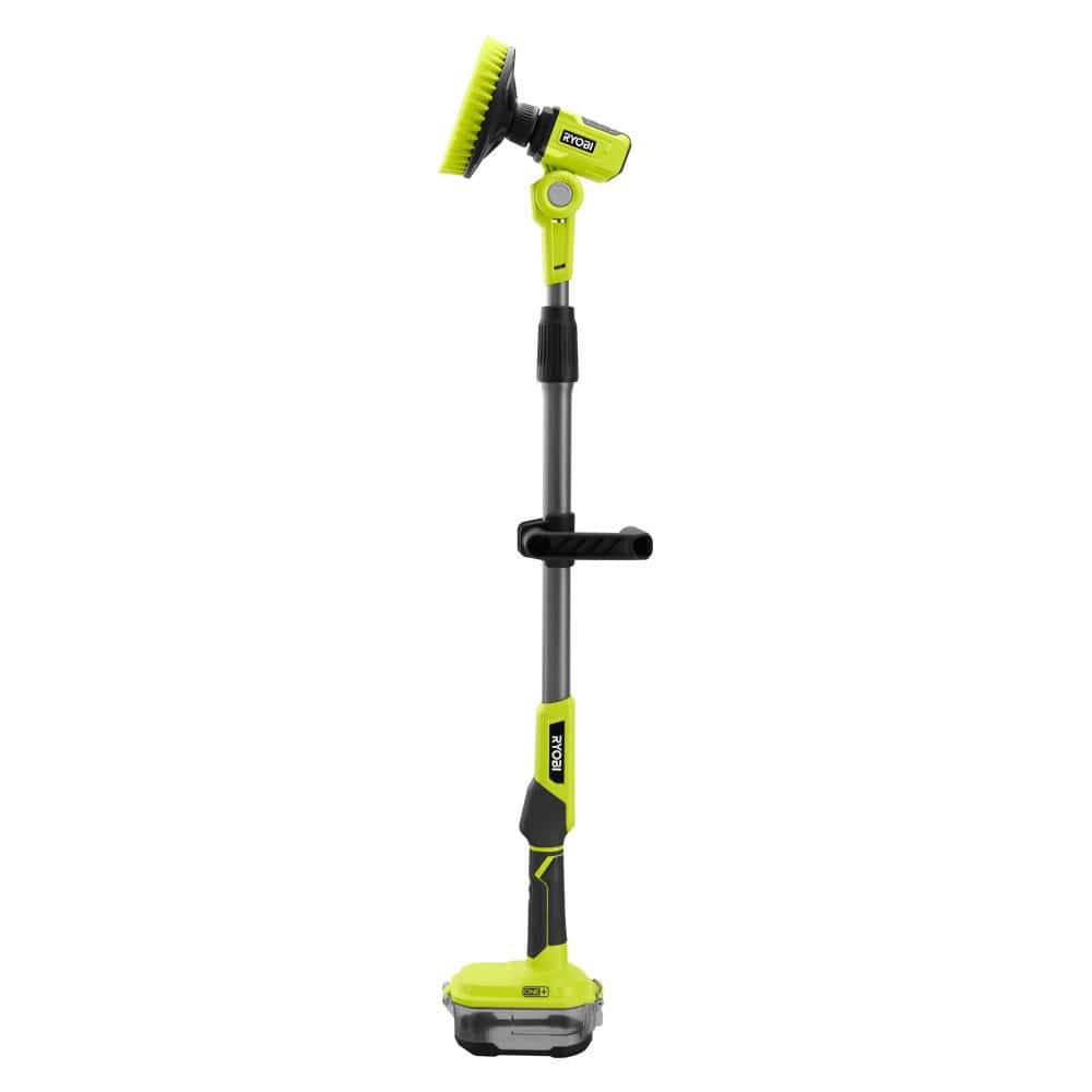 Ryobi ONE+ 18v Cordless Telescoping Power Scrubber With Cordless Handheld Sprayer (Tools Only)