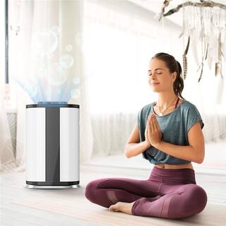 Aoibox Smart Air Purifier with H13 True HEPA Filter for Large Homes up to 3000 sq. ft. with Movable wheel Wisdom WiFi SNMX4229