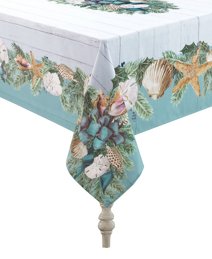 Laural Home Christmas By The Sea Tablecloth - 70 x 144