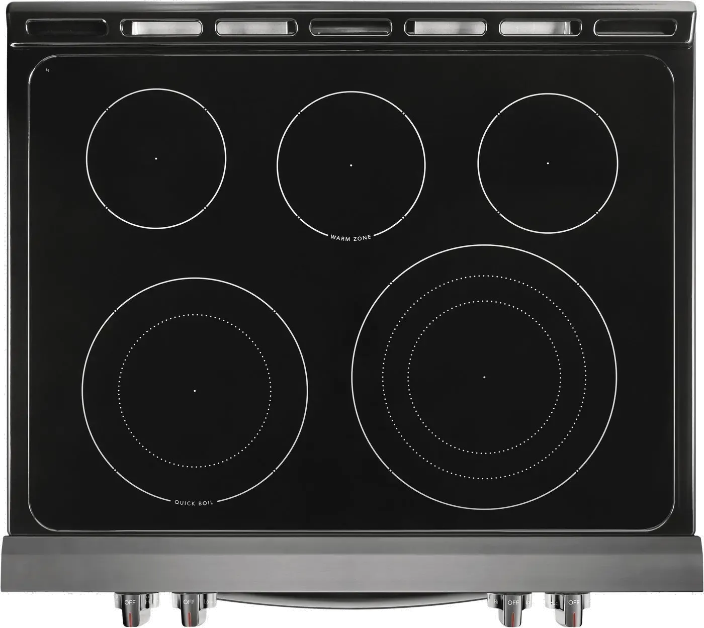 Frigidaire 30 Inch Electric Range with Air Fry - 5.4 cu. ft. Black Stainless Steel