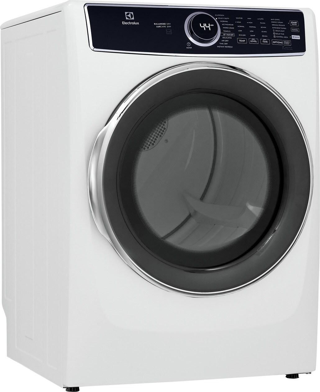 Electrolux ELFE7637BW Electrolux Front Load Perfect Steam™ Electric Dryer With Balanced Dry™ And Instant Refresh ™ 8.0 Cu. Ft.