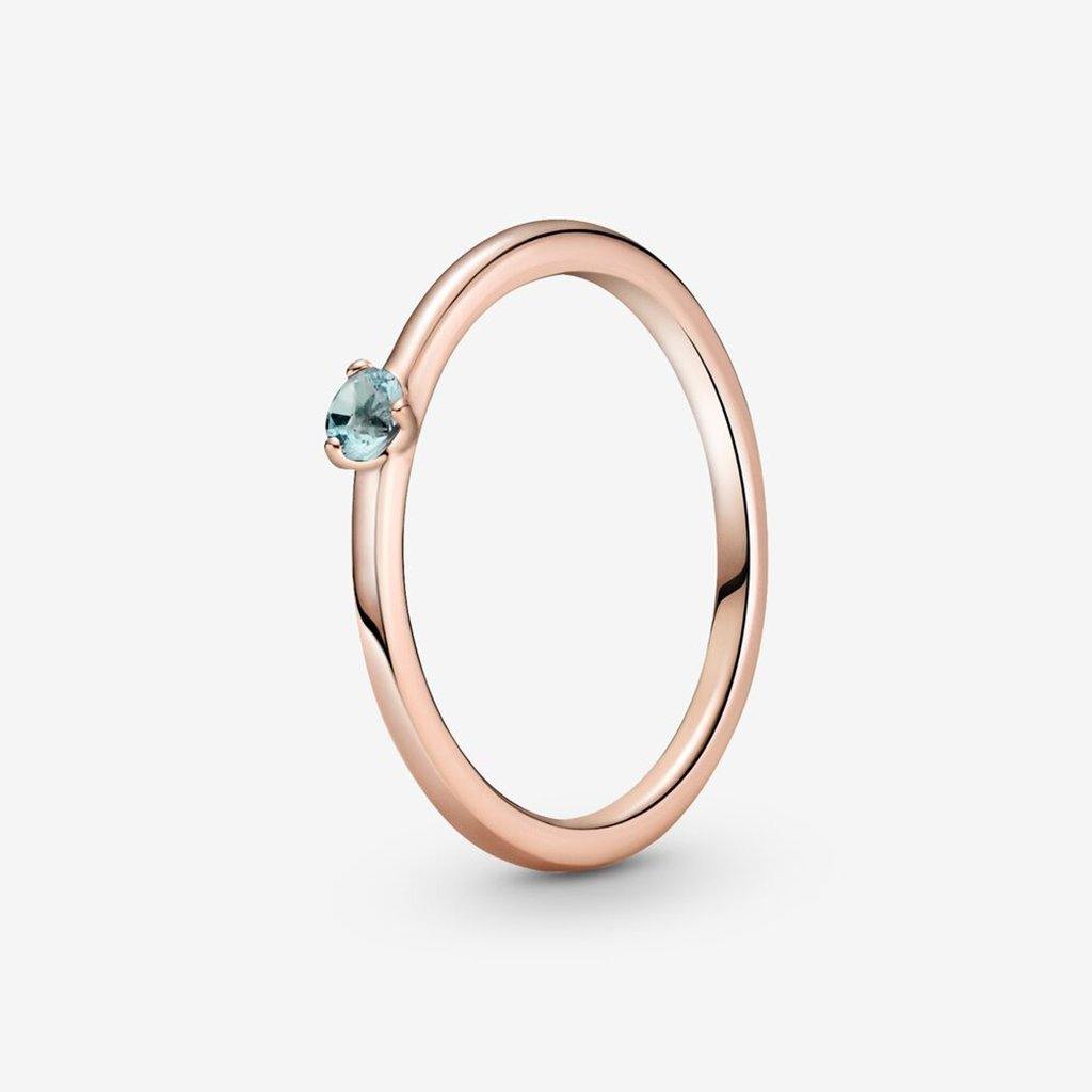 PANDORA  Light Blue Solitaire Ring