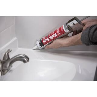 DAP Kwik Seal 5.5 oz. White Kitchen and Bath Sealant (2-Pack) 7079818873