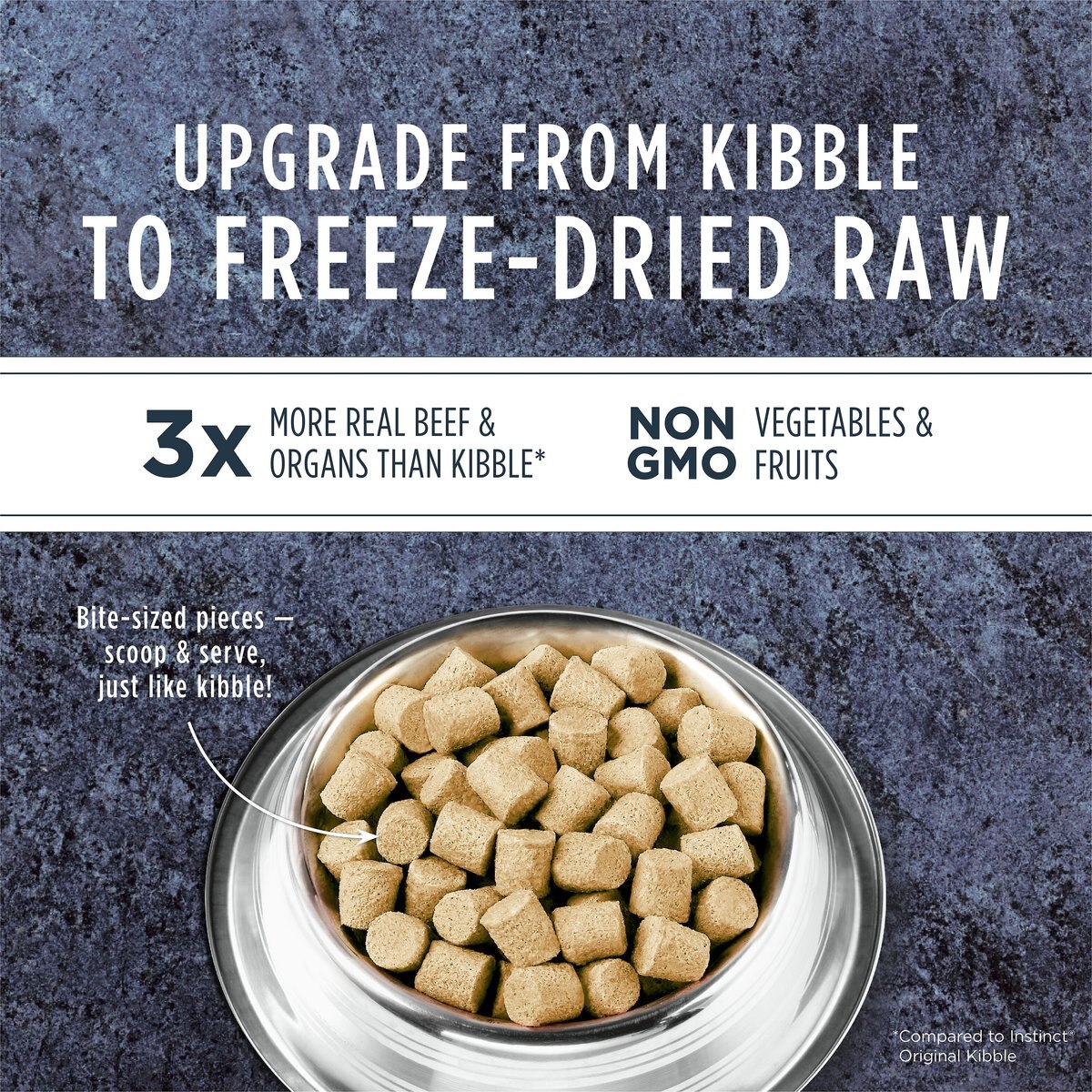 Instinct Freeze-Dried Raw Meals Real Beef Recipe Grain-Free Dog Food