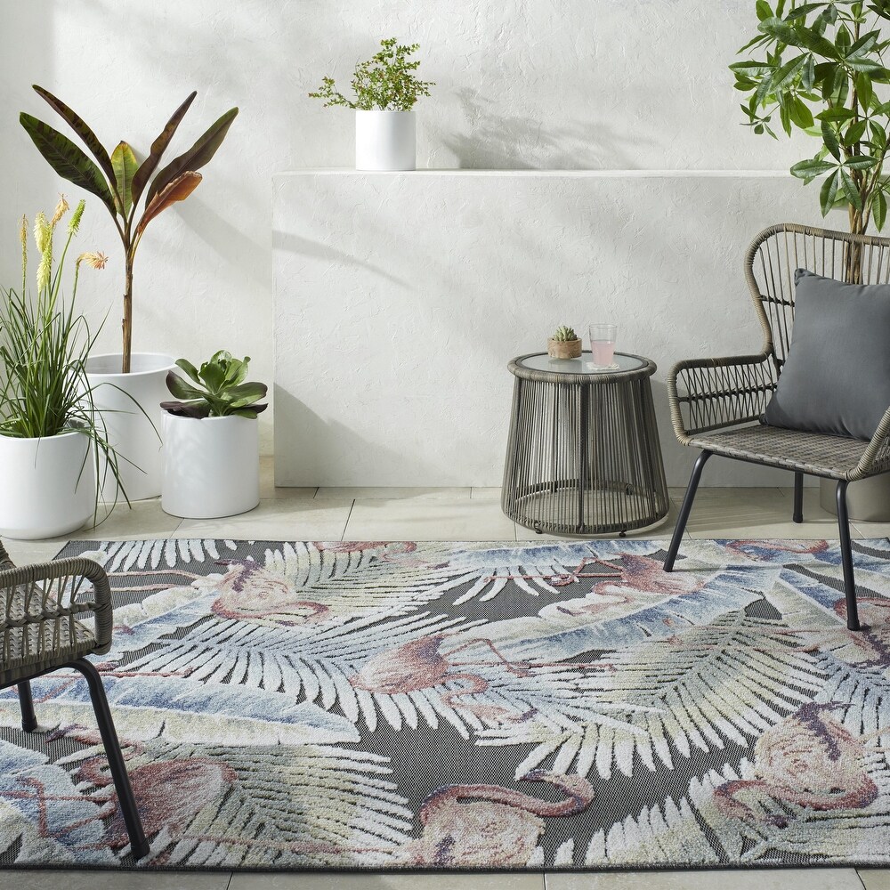 Artistic Weavers Lakeside Tropical Floral Outdoor Area Rug