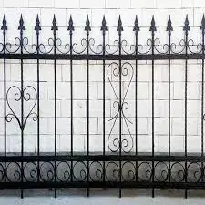 Manufacturer Supply Nice Price Hot Dipped Galvanized With Powder Coated Steel Picket Fence