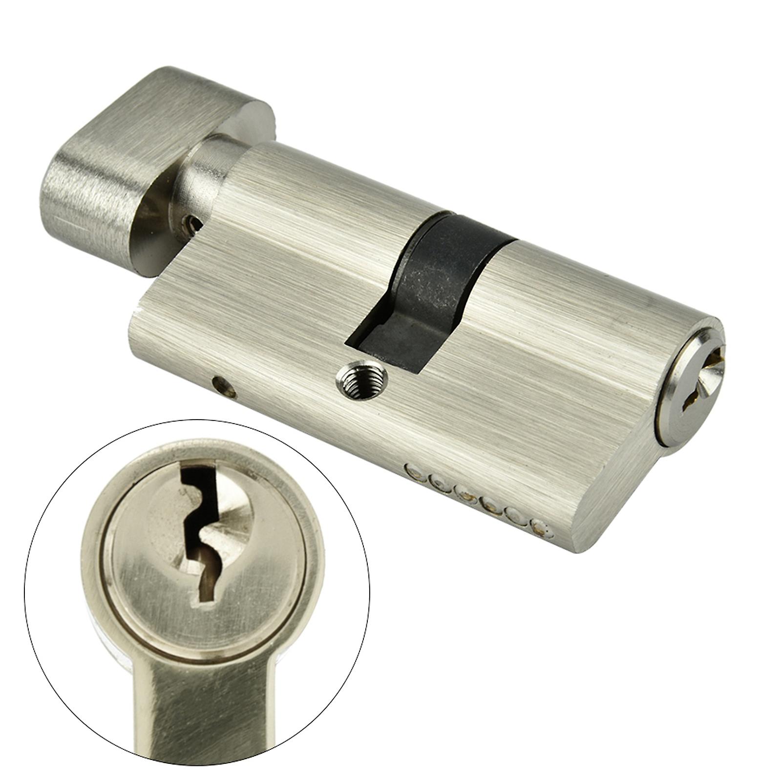 Copper Single Open Lock Cylinder Bedroom Door Lock Cylinder With Keys(l=60mm(30/30))