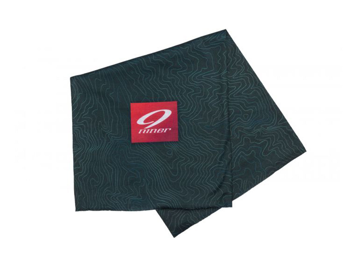 Niner Topo Neck Gaiter - Black-Topo