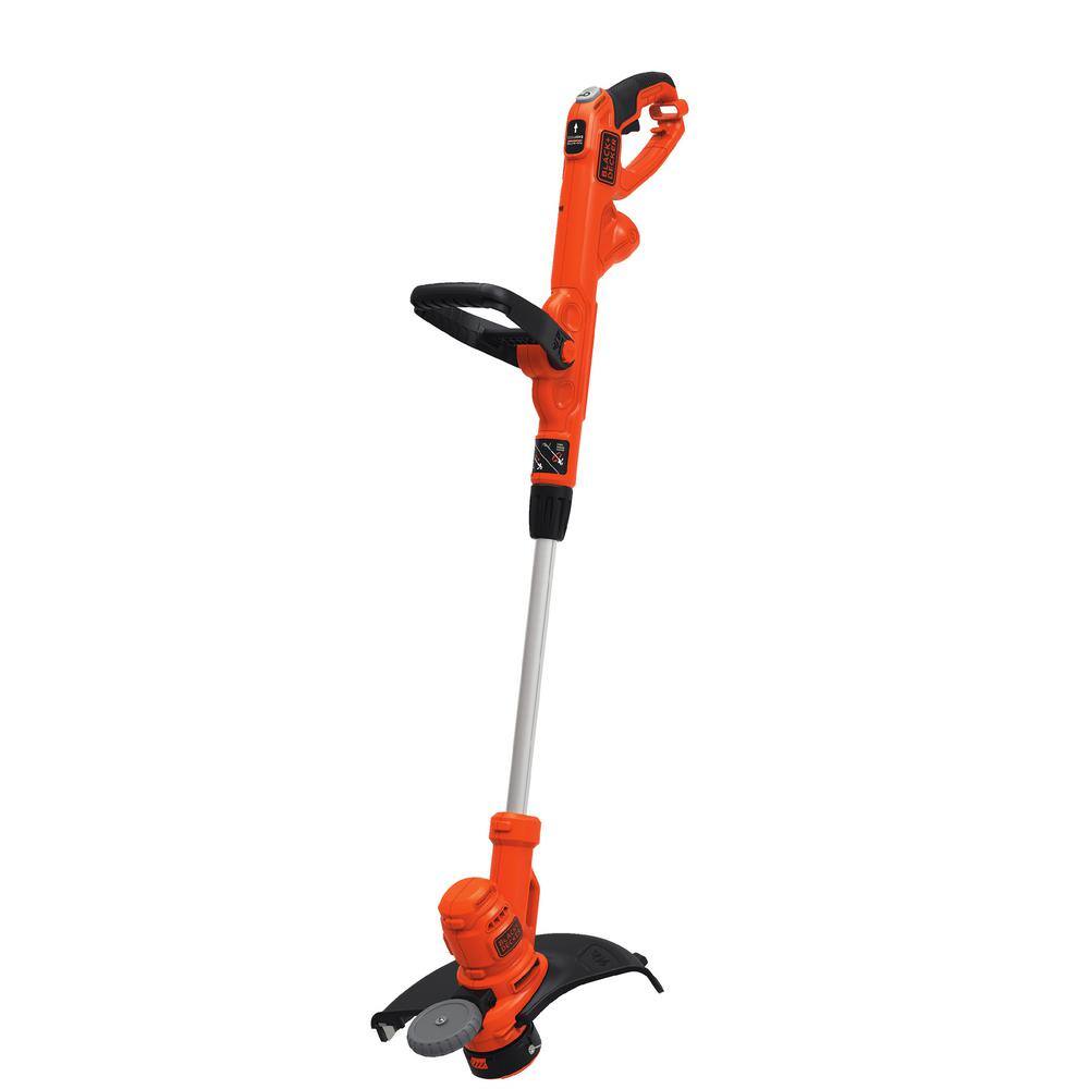 BLACK+DECKER 14 in. 6.5 Amp Corded Electric Single Line 2-In-1 String Trimmer  Lawn Edger with Push Button Line Feed BESTE620