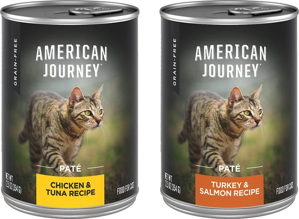 American Journey Paté Poultry and Seafood Variety Pack Grain-Free Canned Cat Food