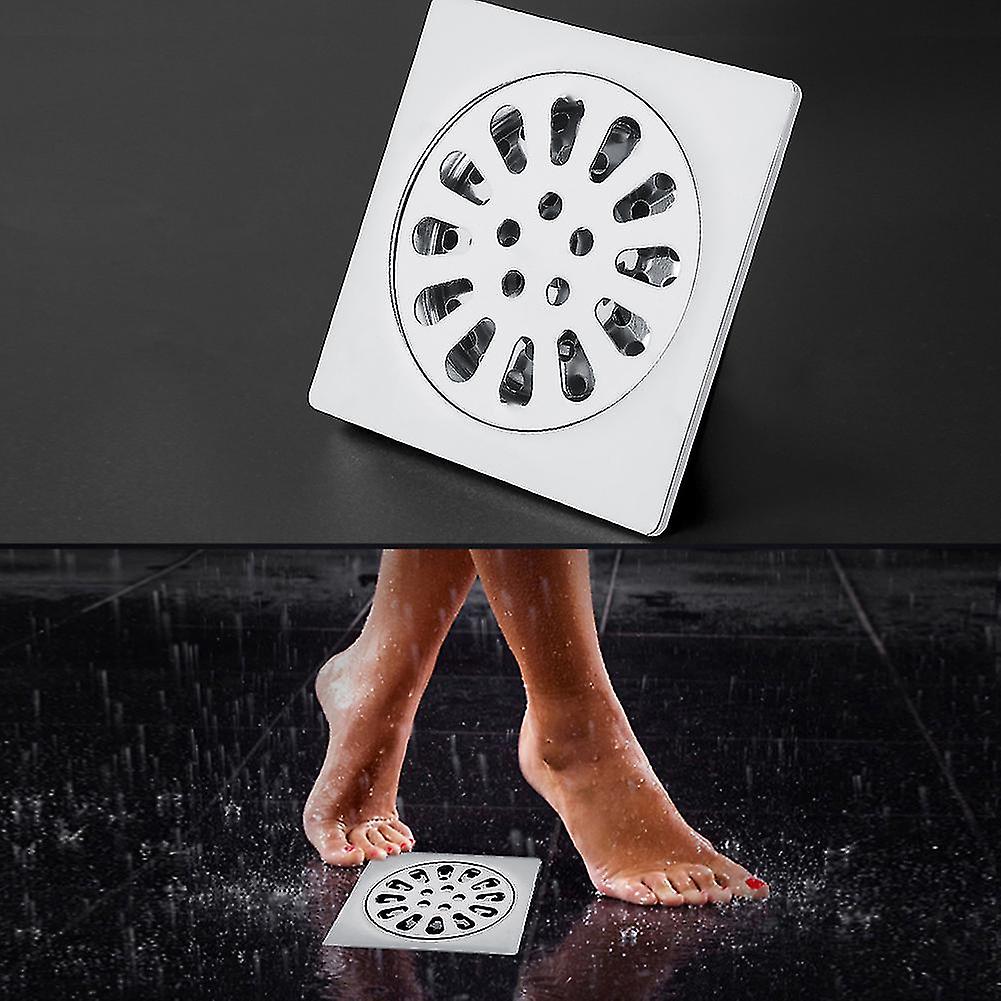 Bathroom Stainless Steel Floor Drain Shower Drainer Deodorant Kitchen Washing Machine