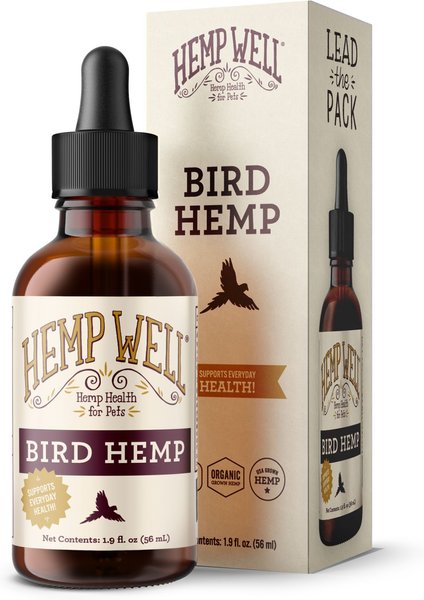 Hemp Well Bird Hempseed Oil Bird Supplement， 2-oz bottle