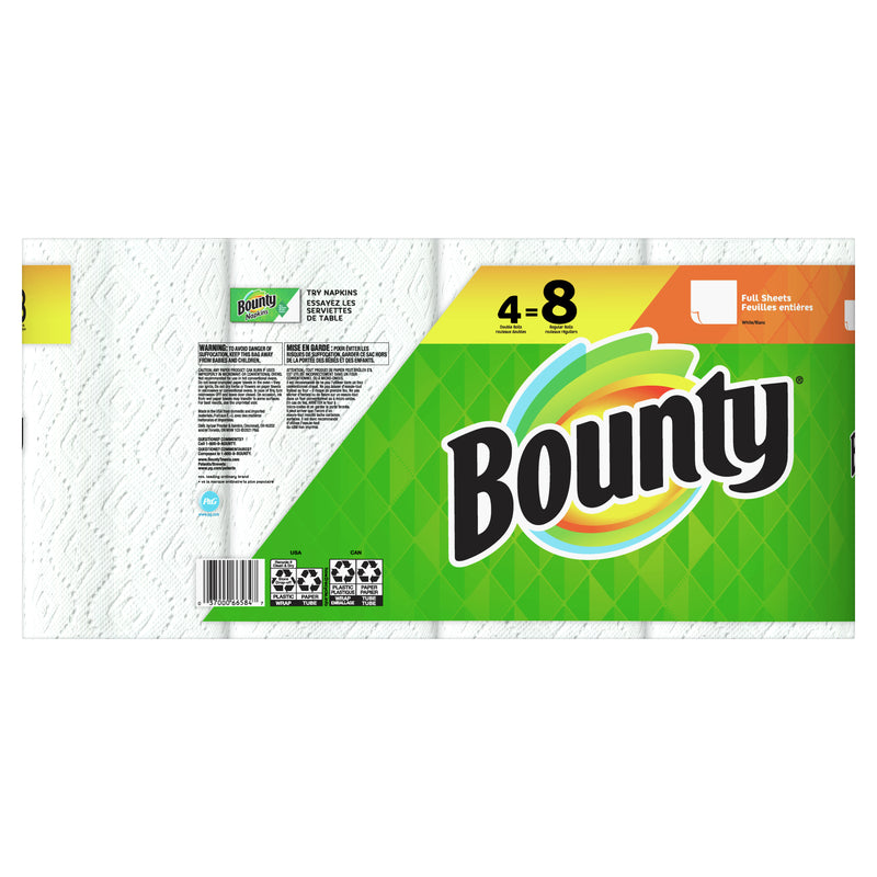 BOUNTY DBL ROLL 4PK