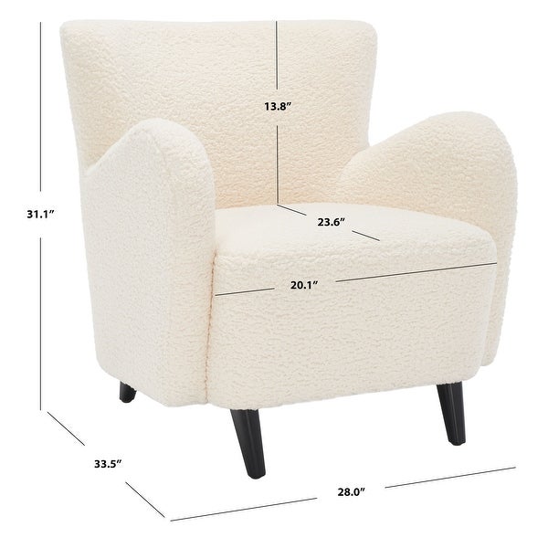 SAFAVIEH Couture Rayanne Mosern Wingback Chair - 28