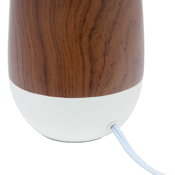 Simple Designs Ceramic Oblong Table Lamp