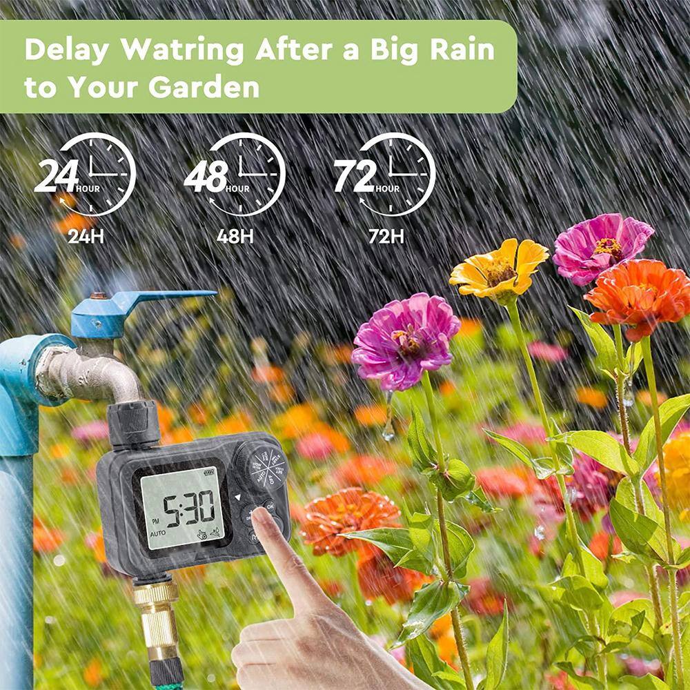 Cubilan Water Timer for Garden Hose Water Hose Timer Outdoor Sprinkler Timer with Rain DelayManualAutomatic Watering System B0BP9TDGRY