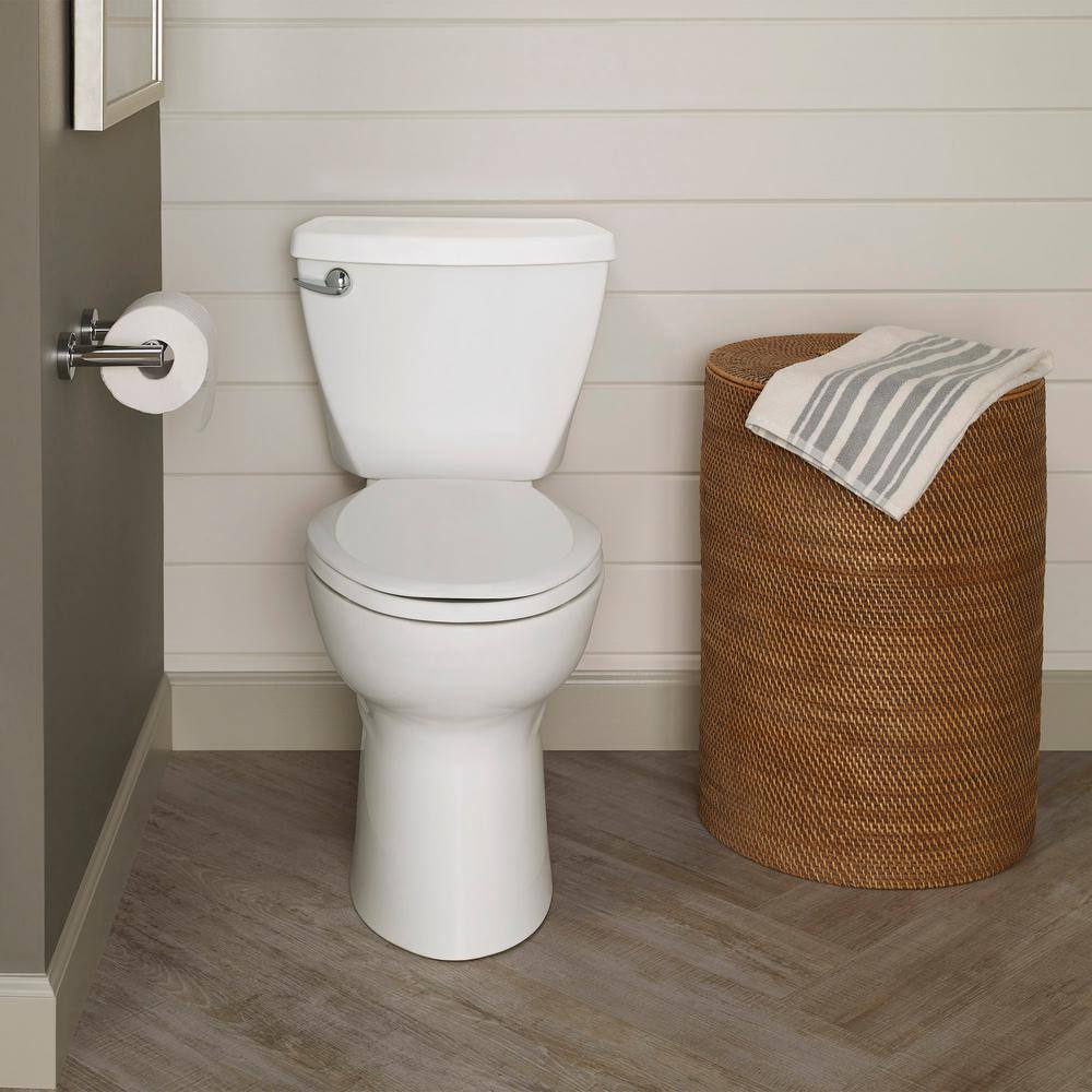 American Standard Cadet 3 Tall Height 10 in. Rough-In 2-piece 1.28 GPF Single Flush Elongated Toilet in White Seat Included (4-Pack) 3378AB128ST4020