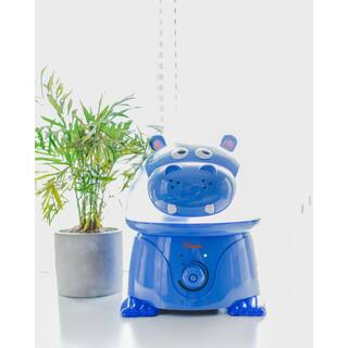 Crane 1 Gal. Adorable Ultrasonic Cool Mist Humidifier for Medium to Large Rooms up to 500 sq. ft. - Hippo EE-8245