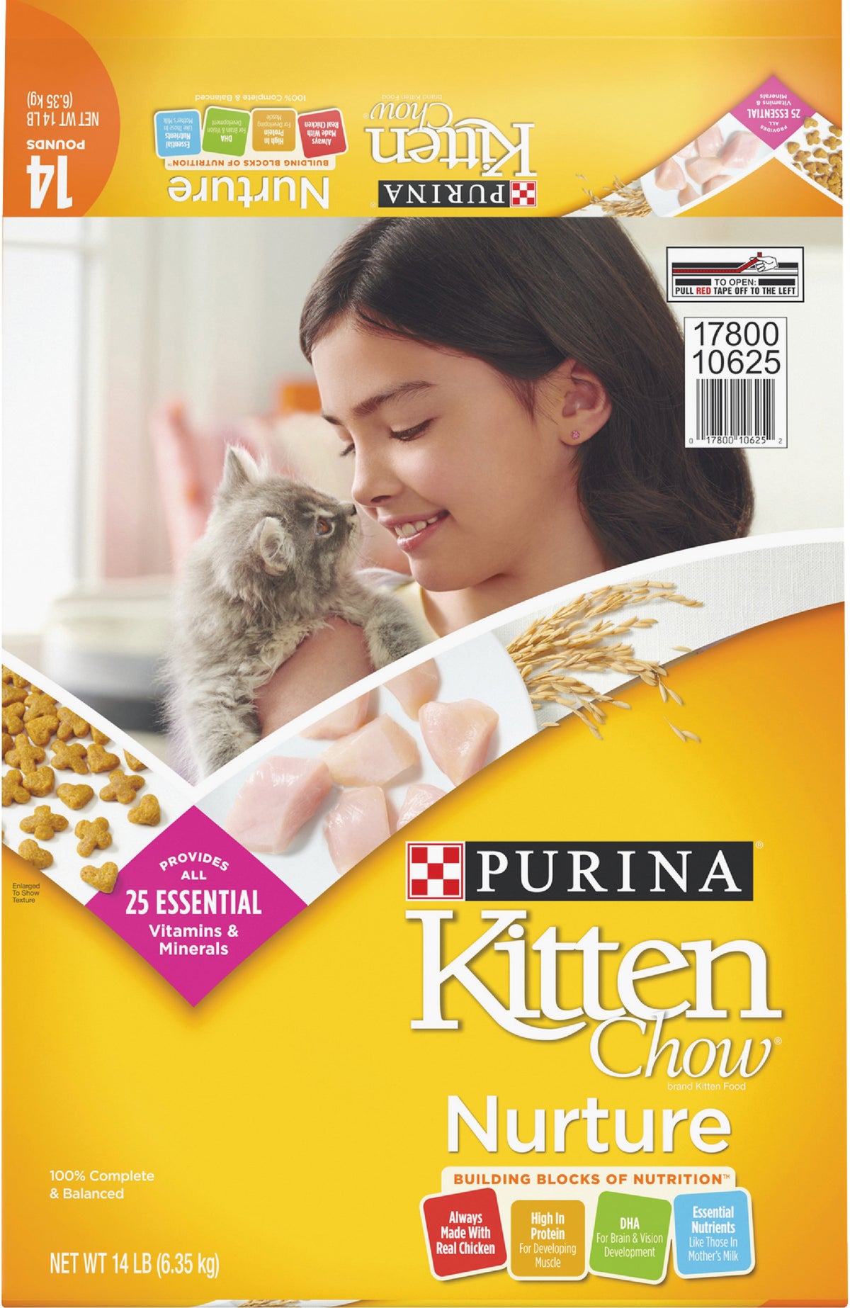 Purina Kitten Chow Dry Kitten Food 14 Lb.